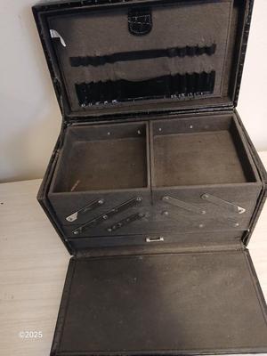 Black jewelry box - Jungle themed soap dispenser and a picture frame