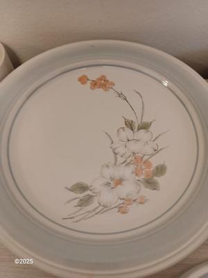 4 piece dinnerware set - Impressions by Daniele Stoneware Riverside Dishwasher & Microwave safe