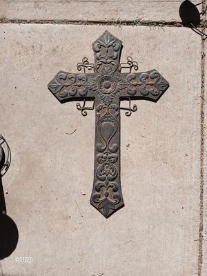Large decorative cross for home or garden