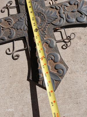 Large decorative cross for home or garden