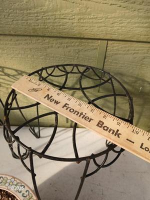 9" Fishbowl planter - Flowerpot - with two plant stands