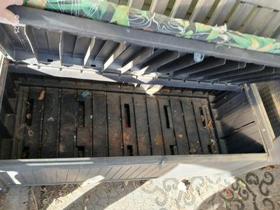 Keter garden bench with storage under the seat