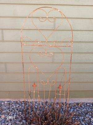 Antique Iron - heavy metal garden trellis (1 of 3)