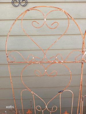 Antique Iron - heavy metal garden trellis (2 of 3)