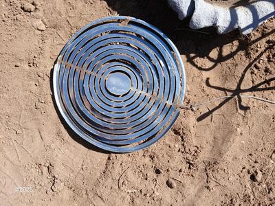 Frog water basin - small stands and a Whirly gig