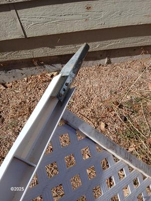 Three portable Lattice trellis panels with stakes for the ground