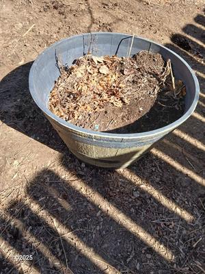 Dura plastic Planter - Flowerpot - Whisky barrel look pot (3 of 3)