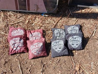 ESPN College Gameday Corn hole bean bag toss boards with beanbags - FUN GAME!