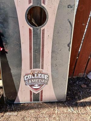 ESPN College Gameday Corn hole bean bag toss boards with beanbags - FUN GAME!