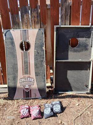 ESPN College Gameday Corn hole bean bag toss boards with beanbags - FUN GAME!