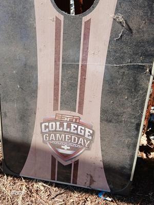 ESPN College Gameday Corn hole bean bag toss boards with beanbags - FUN GAME!