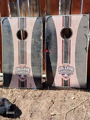ESPN College Gameday Corn hole bean bag toss boards with beanbags - FUN GAME!