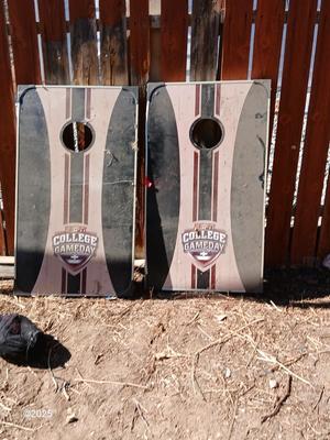 ESPN College Gameday Corn hole bean bag toss boards with beanbags - FUN GAME!