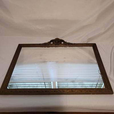 French Style Carved Wood Mirror (B1-EL)