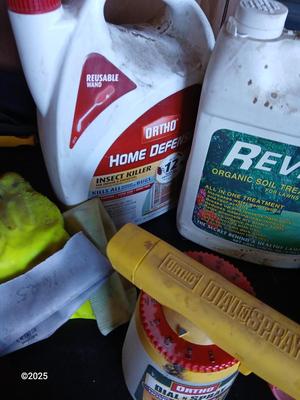 Yard & Garden chemicals - small tools - and landscape fabric