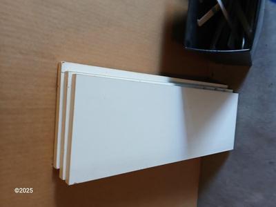 Vertical wall shelf brackets and rails with wooden shelves and a new closet organizing system
