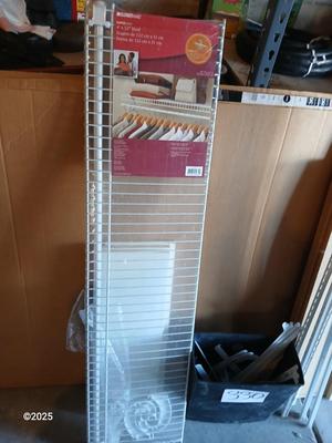 Vertical wall shelf brackets and rails with wooden shelves and a new closet organizing system