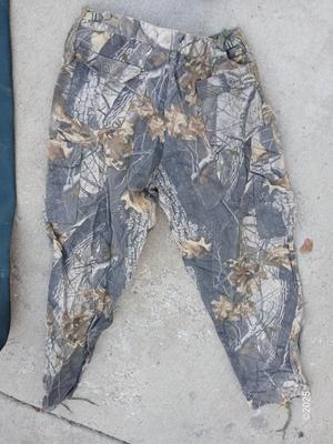 2x large Spartan outdoors camo pants and a pair of Remington bib waders for fishing and irrigating