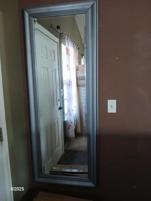 Large wall mirror