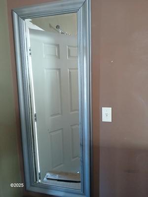 Large wall mirror