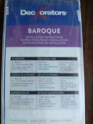 Two new boxes of Decorators 32.25 Bronze Baroque Aluminum Balusters - Stair, porch, deck rails (1 of 4)