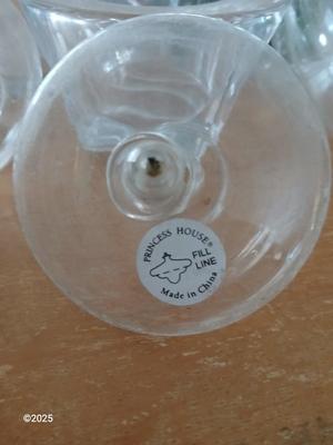 Princess house vases with oil candles