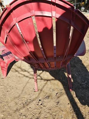 Two Adirondack chairs (3 of 3 lots)