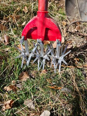 Yard and garden hand tools - Hard rake - shovel - garden weasel cultivator