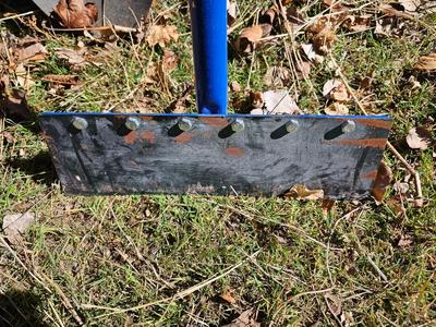 Yard and garden hand tools with fiberglass handles - Shovel -bow rake and 14" scraper tool