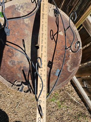 Rustic handmade one of a kind Yard / garden art - made from auto springs and more