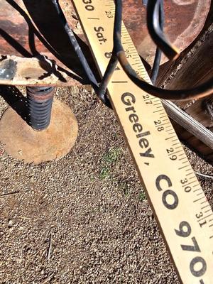 Rustic handmade one of a kind Yard / garden art - made from auto springs and more