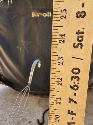 Garden Shepherd's hook with a hanging flower pot