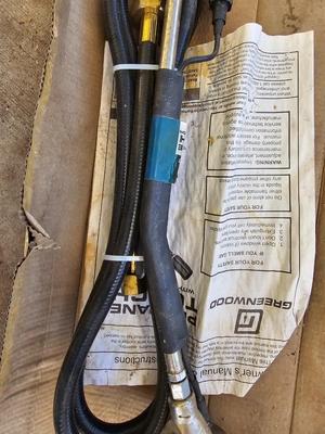 Propane torch weed burner with propane bottle