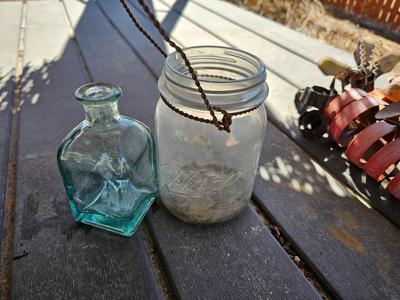 Small yard / garden decor - tin / metal carrots - whirl gigs - metal donkey - new solar light and more
