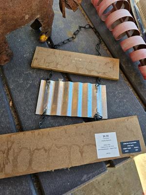 Small yard / garden decor - tin / metal carrots - whirl gigs - metal donkey - new solar light and more
