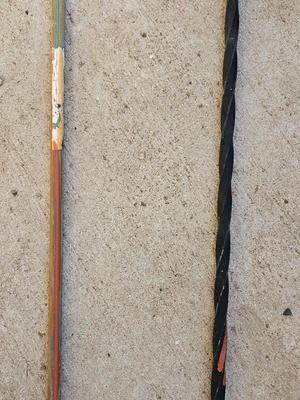 Two nice shepherd's hooks - yard & garden