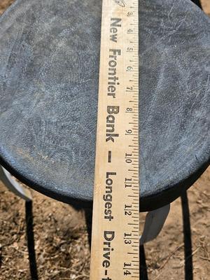 Patio chair - bar stool - and a small outdoor patio table