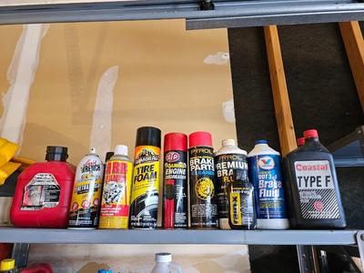 Automotive chemicals - full to partially full