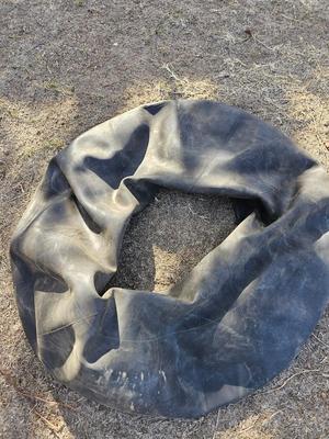 Three rubber river tubes