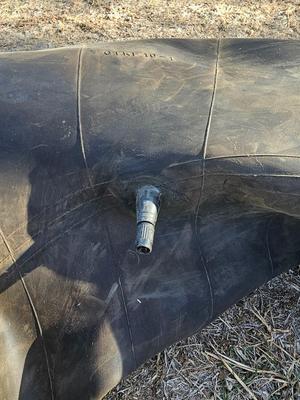 Three rubber river tubes