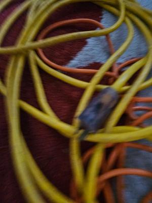Two extension cords