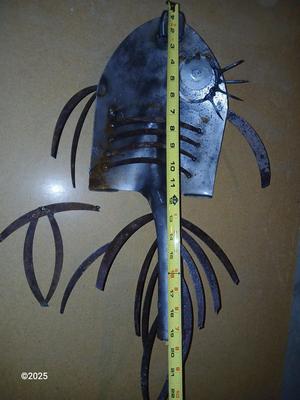 Cool handmade shovel fish