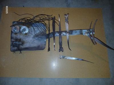 Cool handmade shovel fish # 2