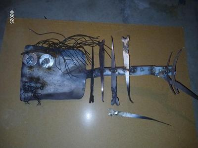 Cool handmade shovel fish # 2