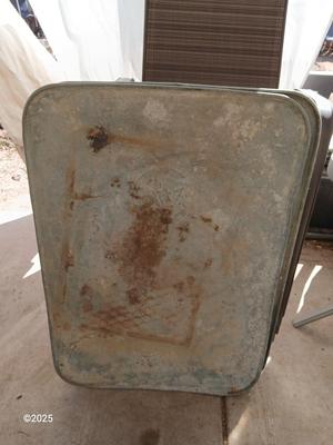 Two galvanized metal trays - Great for plant trays for seedlings and more