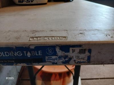 Lifetime folding table (2 of 3)
