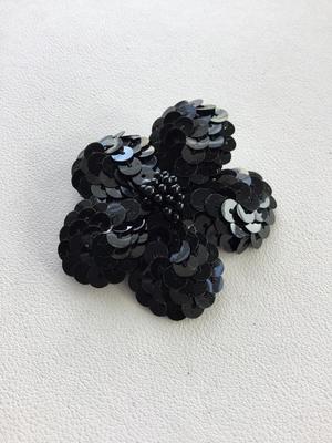 Vintage black hair clip or pin