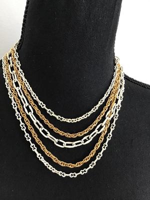 Trafari Vintage Necklace Multi layer