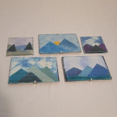 Mountain Quilt Wall Art (B1-EL)