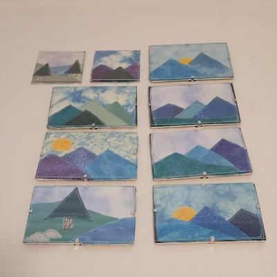 Mountain Quilt Wall Art (B1-EL)